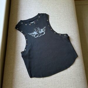 NWOT Boys Lie Studded Crop Top